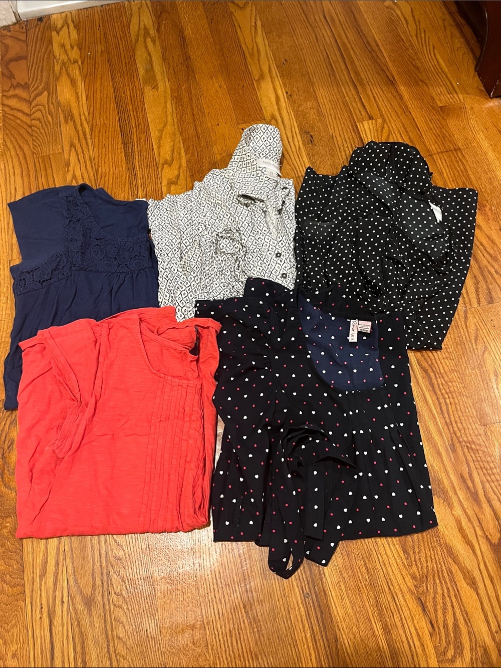 Bundle of Short-Sleeve Maternity Tops
